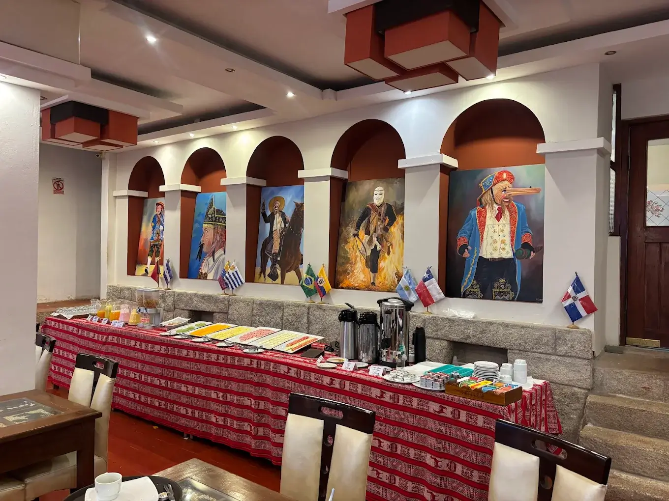 Área de desayuno del Hotel Santuario Machu Picchu