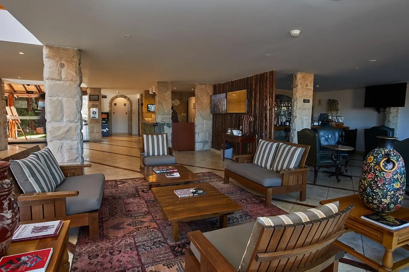 Área de estar del hotel Casa Andina Premium Puno