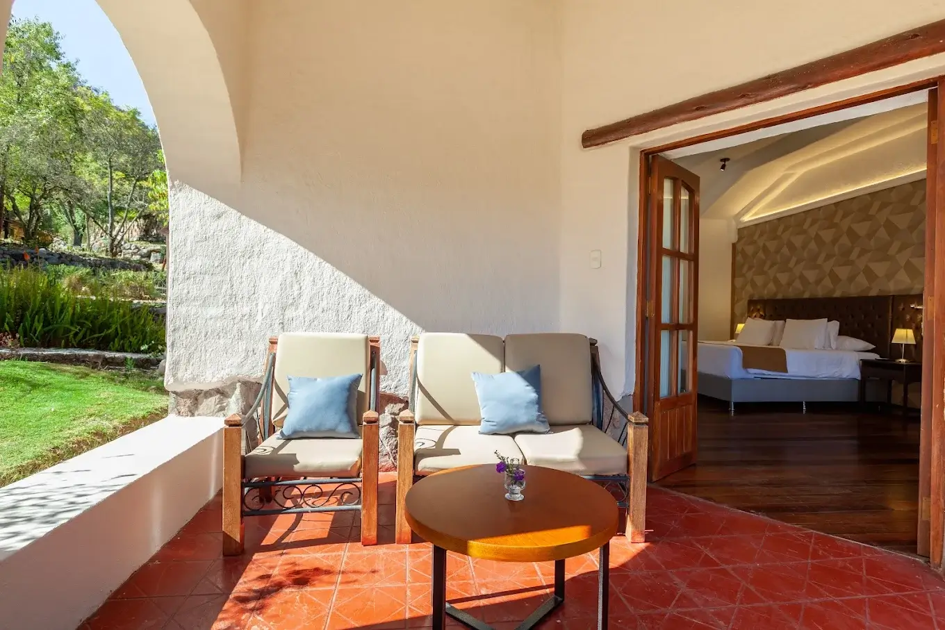 Balcón con vista del hotel Inti Punku Valle Sagrado Hotel