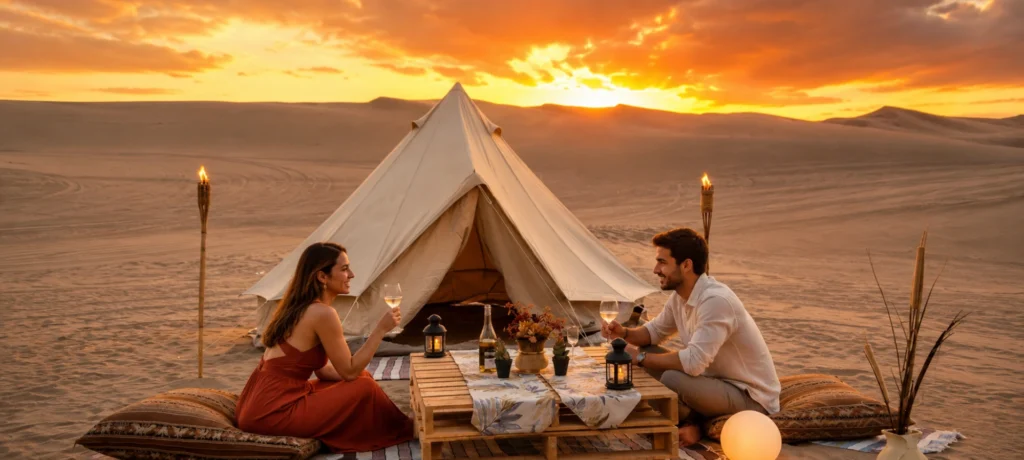 Cena Gourmet en el Desierto de Huacachina