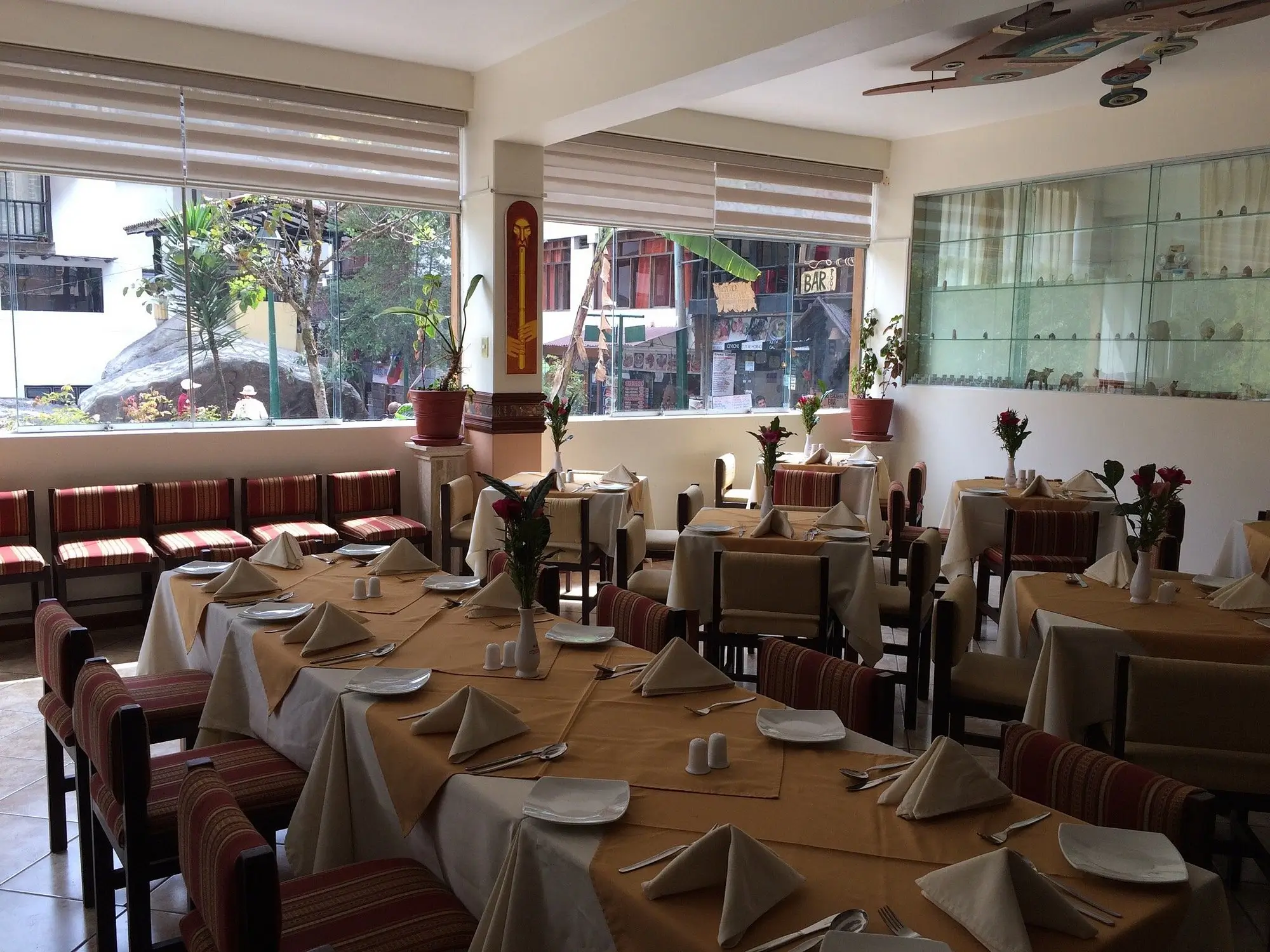 Comedor del hotel Taypikala Boutique