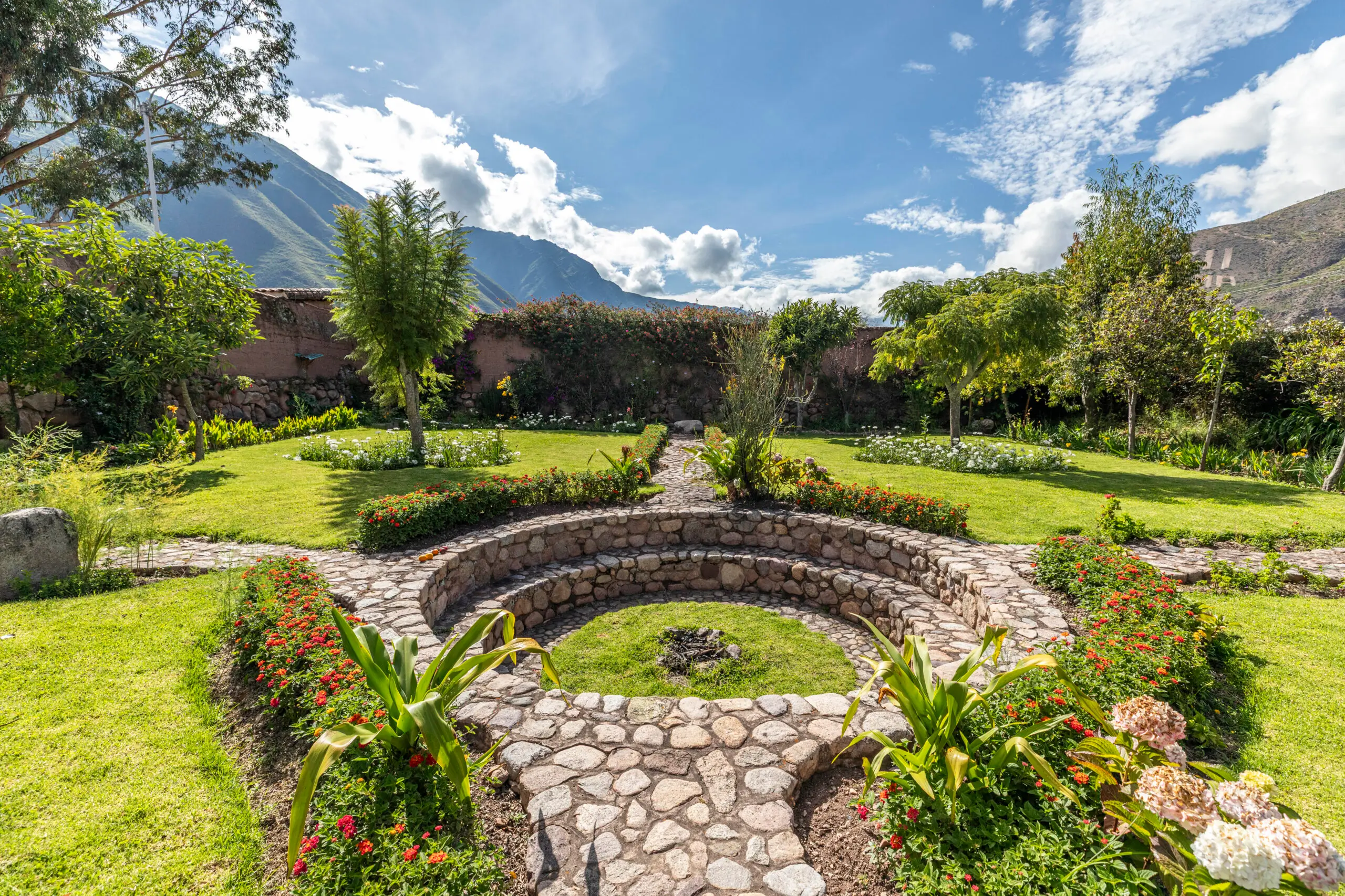 Jardines del Hotel Agustos Urubamba