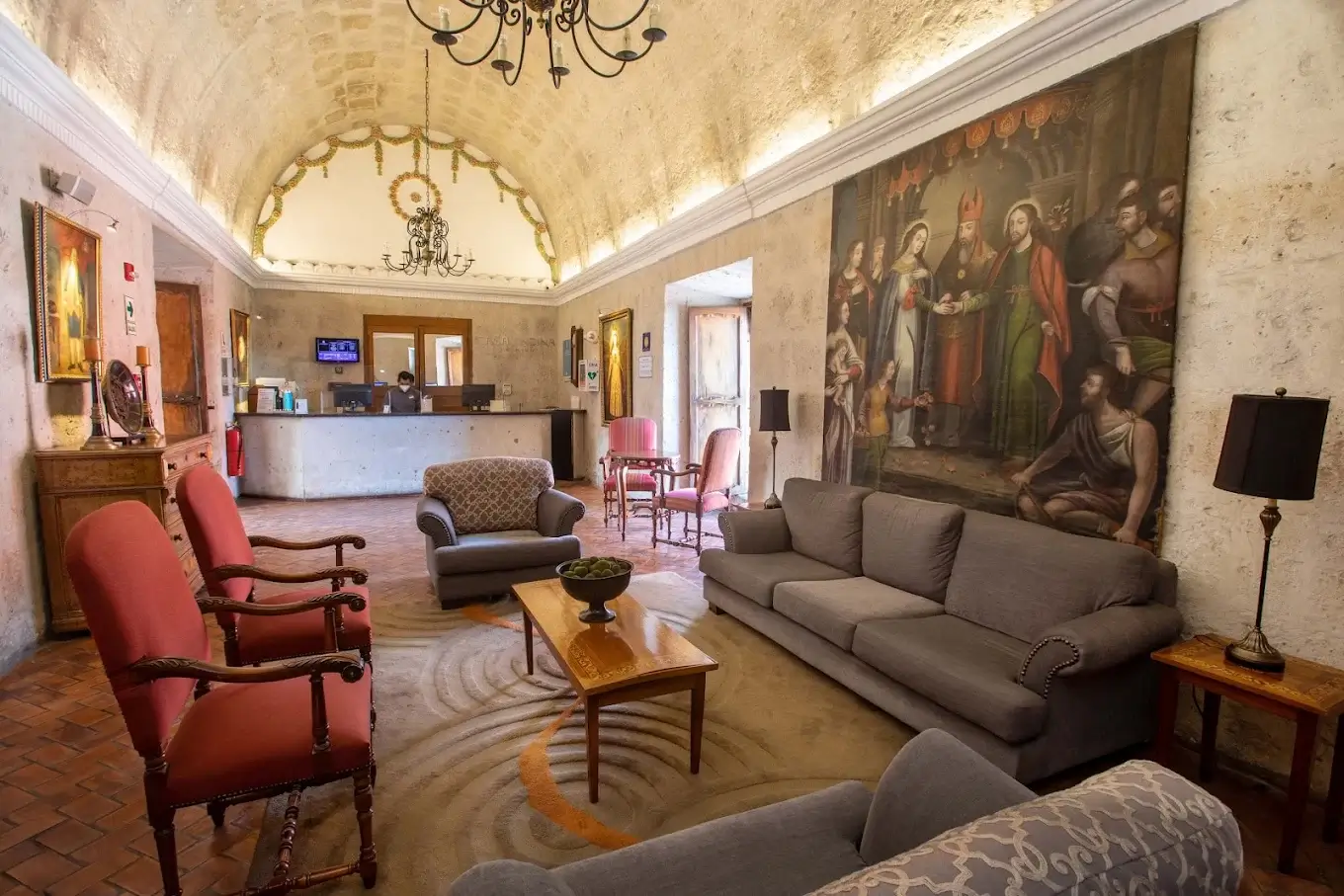 Lobby del hotel Casa Andina Premium Arequipa