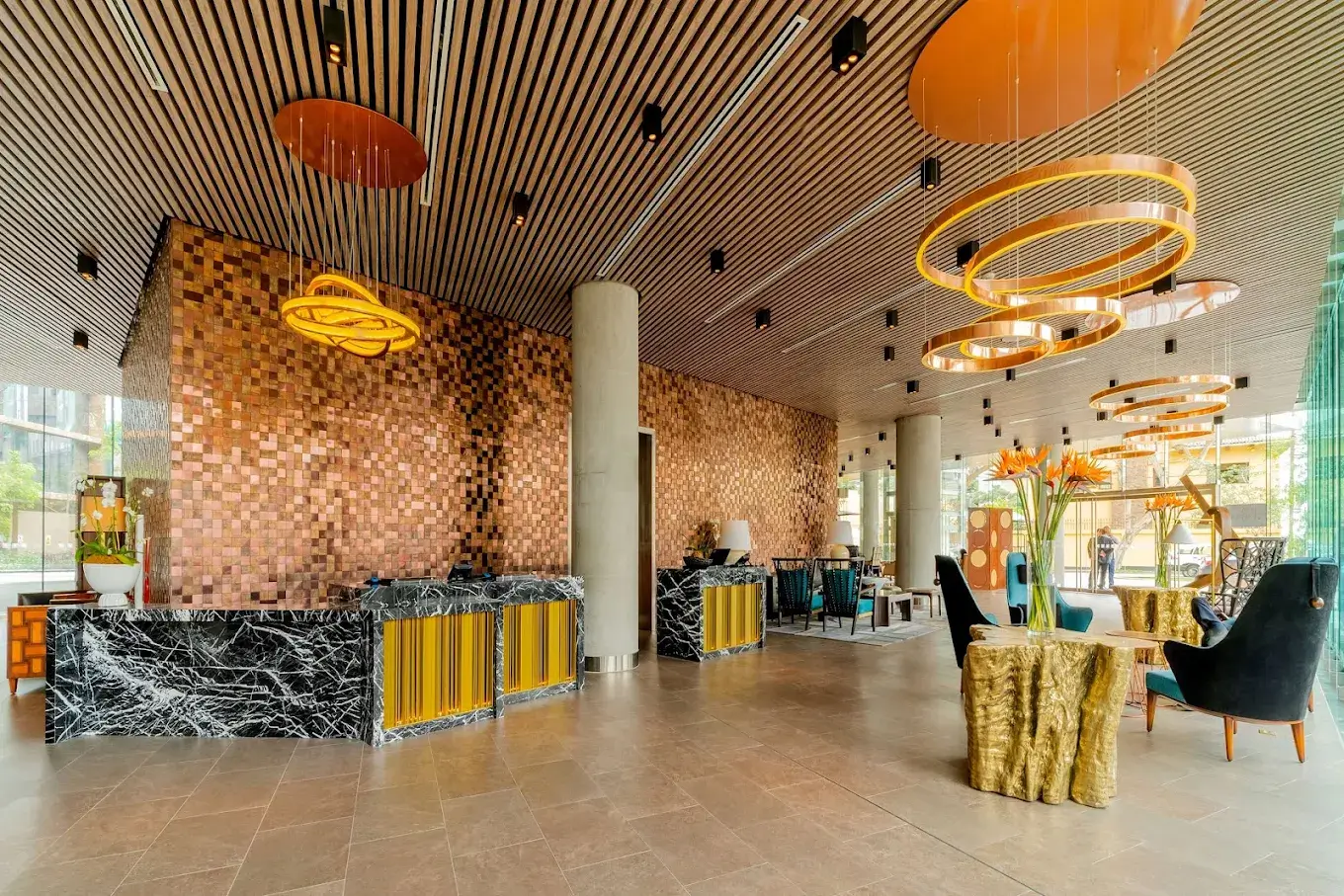 Lobby del hotel Hyatt Centric San Isidro Lima