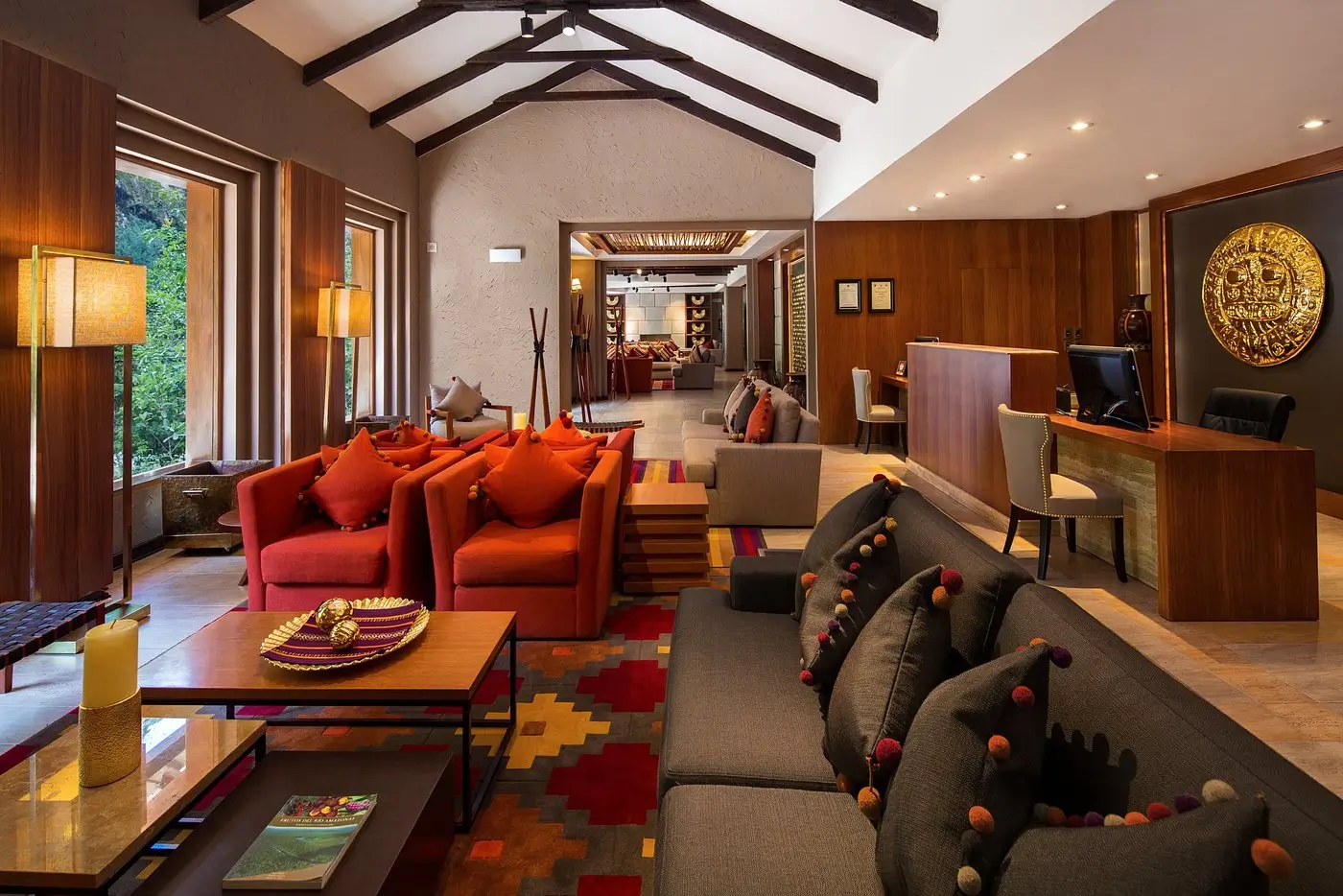 Lobby y recepción del hotel Sumaq Machu Picchu Hotel