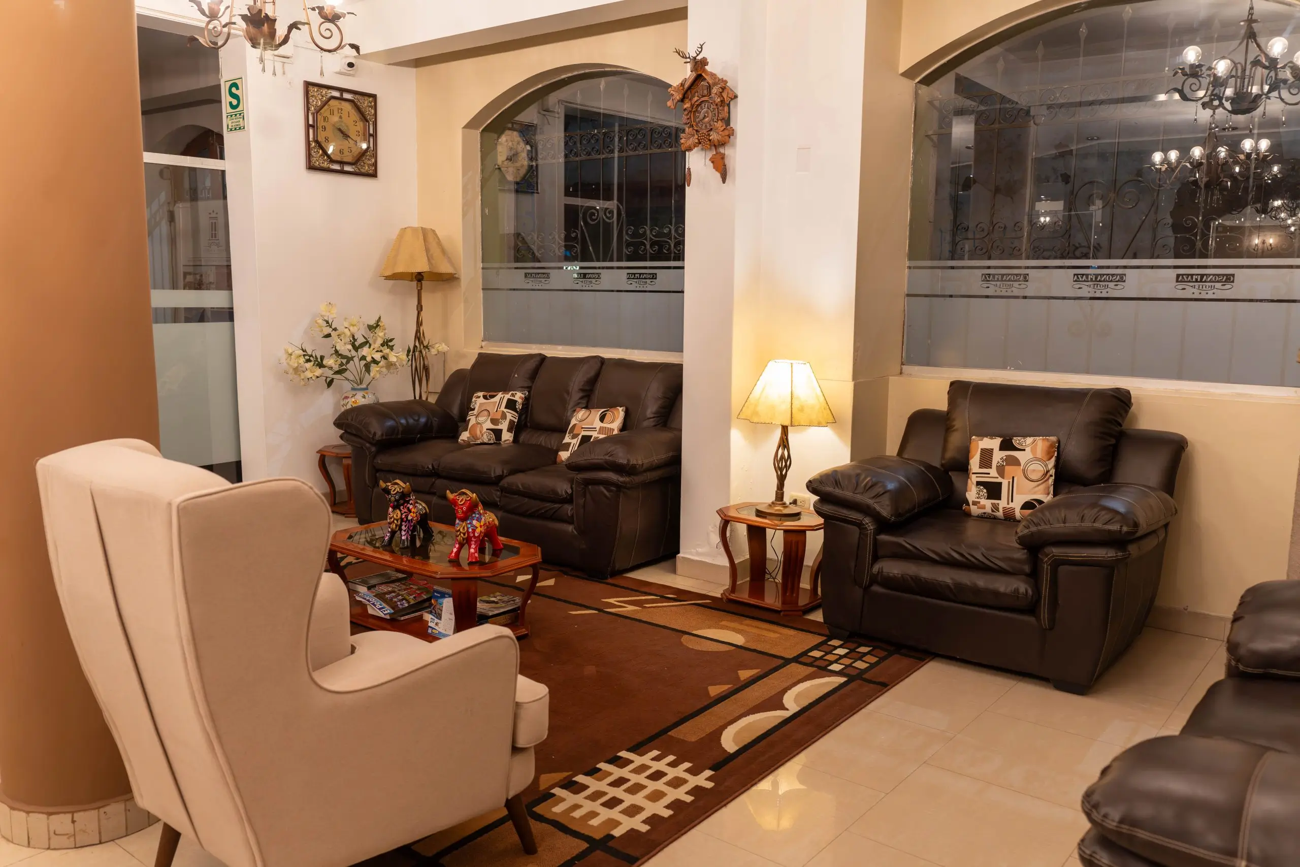 Recepción del hotel Casona Plaza Puno