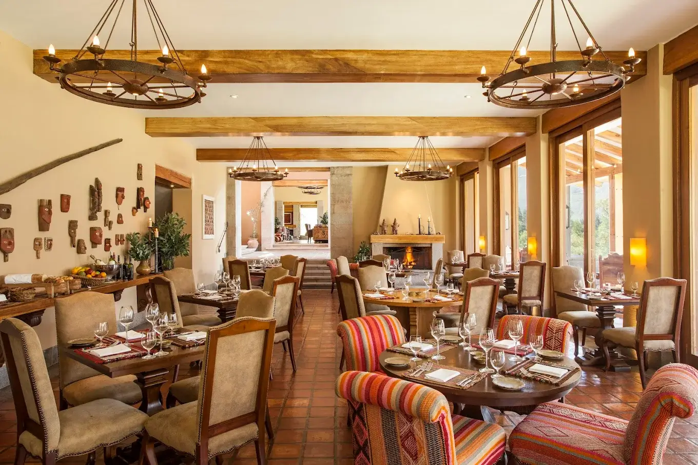 Restaurante del hotel Inkaterra Hacienda Urubamba