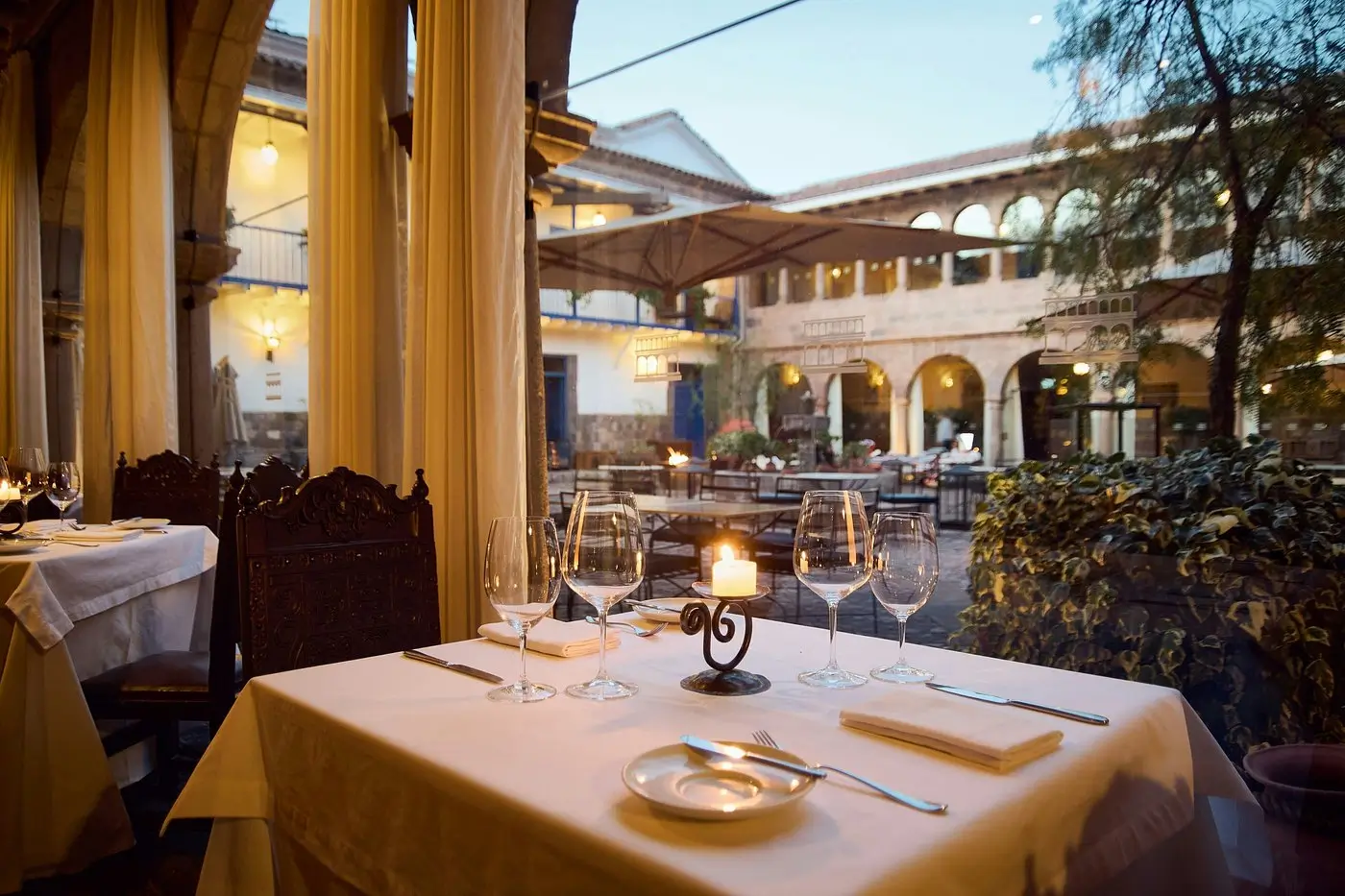 Restaurante del hotel Palacio del Inka