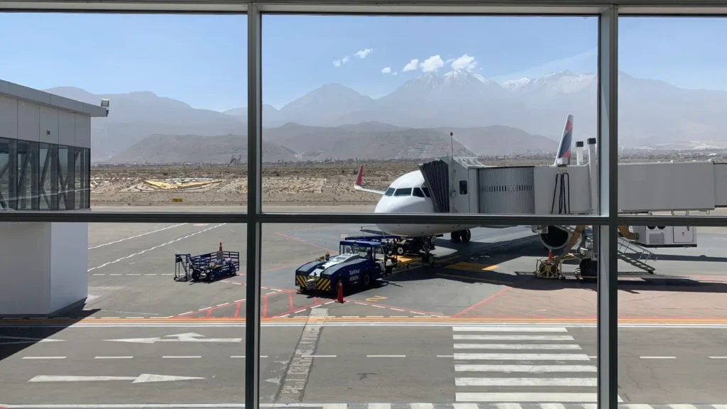 viaje en avion de Lima a Arequipa por carretera